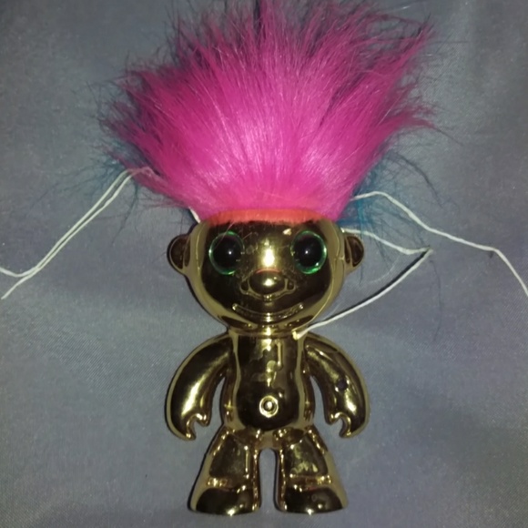 Gold Chrome dancing troll - Picture 1 of 4